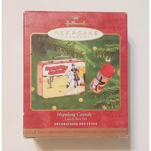 Hallmark Hopalong Cassidy Lunchbox and Thermos Keepsake Ornament 2000